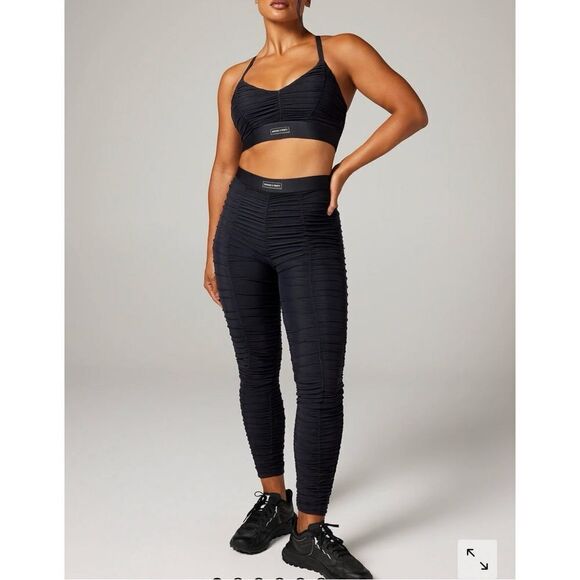 Savage x Fenty Ruche Hour High-Waist Mesh Leggings New XS - Picture 1 of 12